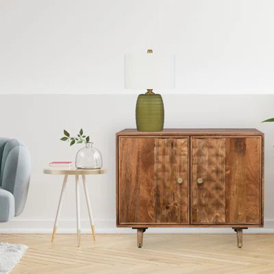 Bayro Solid Wood 2 - Door Accent Cabinet | Wayfair North America