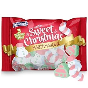 Sweet Christmas Marshmallow Bag - Soft, Assorted Marshmallows In 3 Different Shapes: Christmas Tr... | Amazon (US)