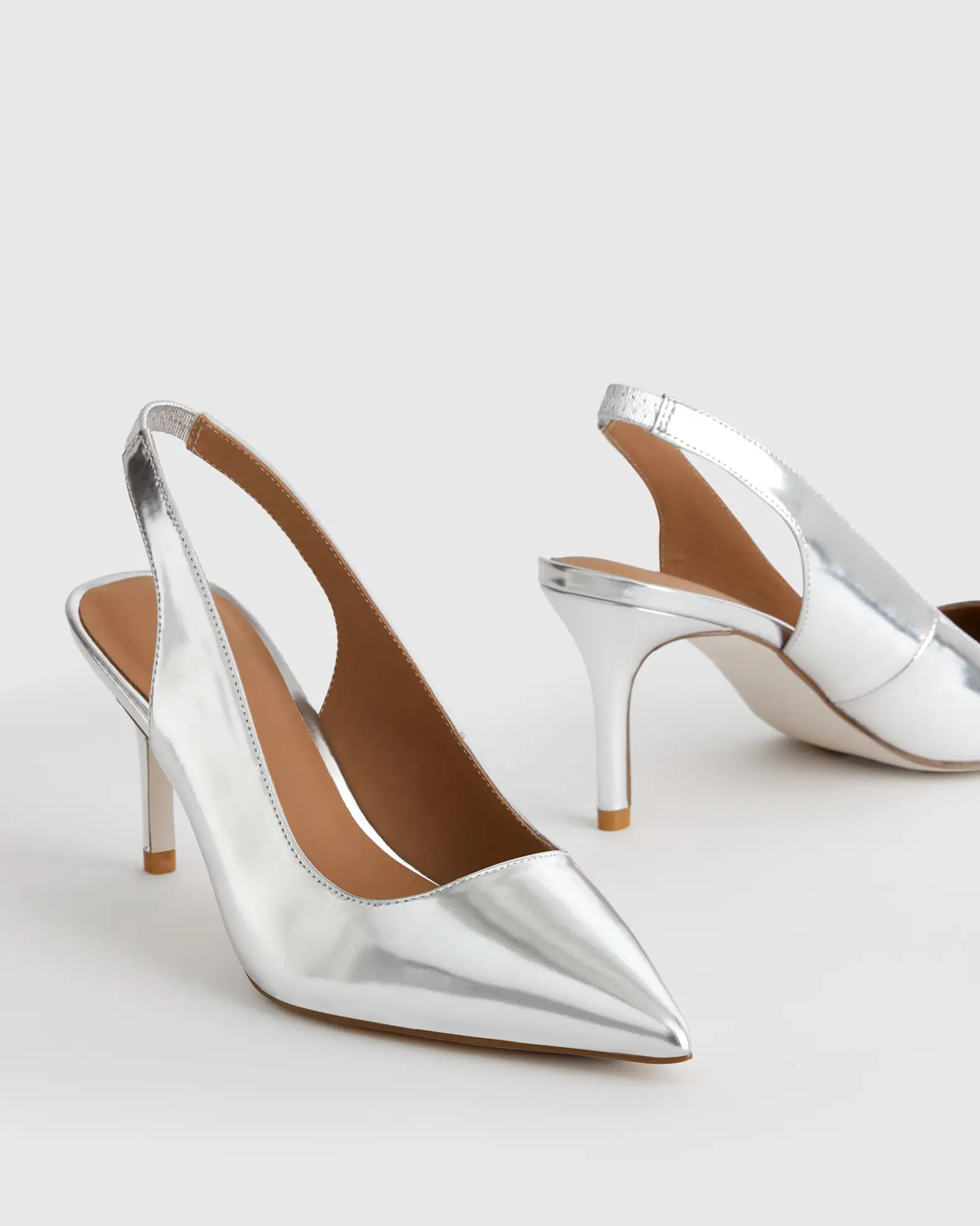Italian Leather Slingback 75mm Heel | Quince