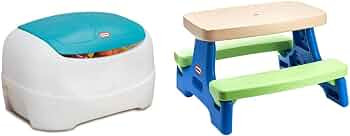 Little Tikes Play 'N Store Toy Chest & Easy Store Jr. Kid Picnic Play Table | Amazon (US)