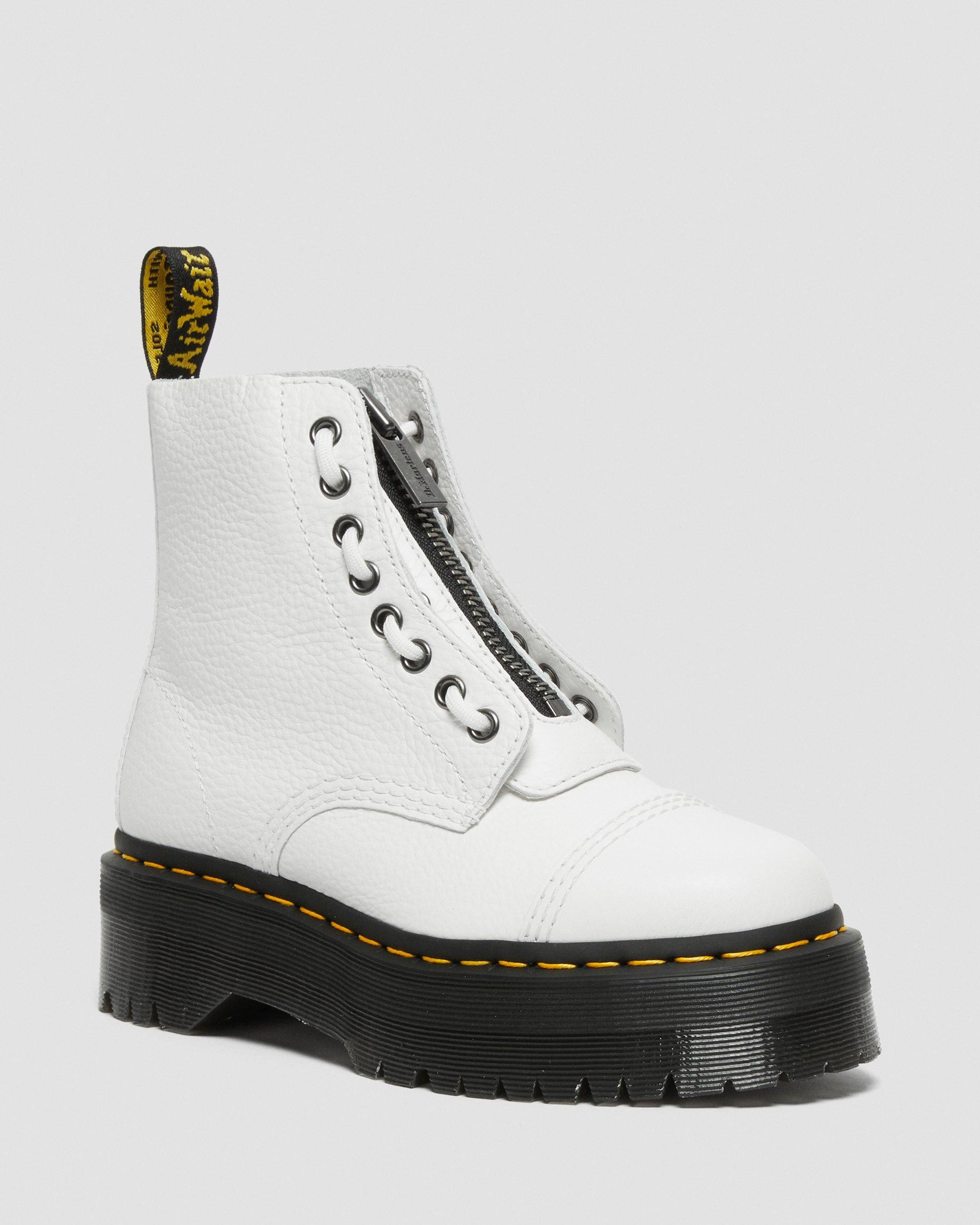 Sincalir Milled Nappa Leather Platform Boots | Dr. Martens | Dr. Martens