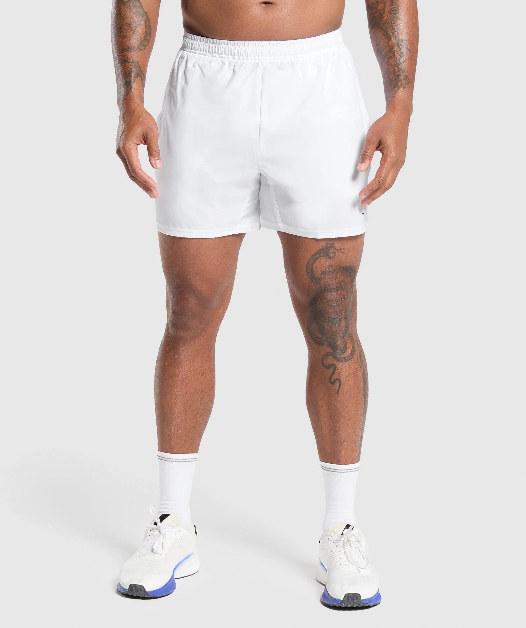 Gymshark Arrival 5" Shorts - White | Gymshark US