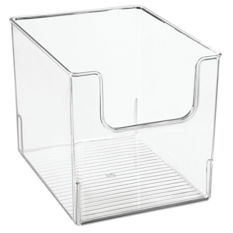 mDesign Modern Stackable Plastic Open Front Dip Storage Organizer Bin Basket for Kitchen Organiza... | Walmart (US)