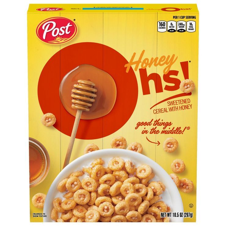 Honey Graham Oh's Breakfast Cereal - 10.5oz - Post | Target