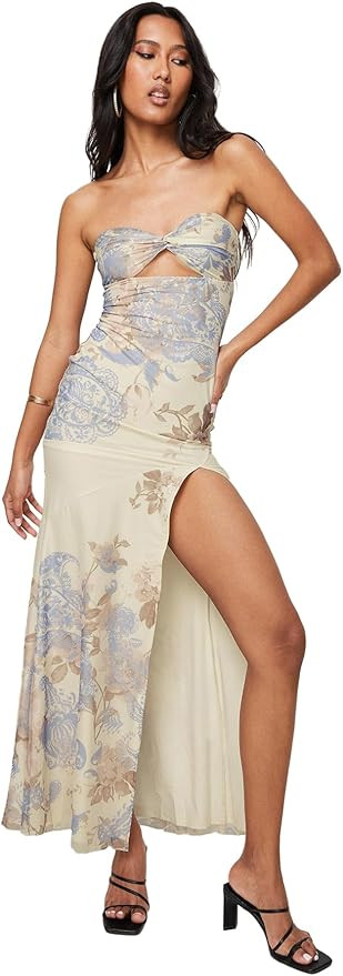 Princess Polly Womens Kyanne High Split Maxi Dress | Amazon (US)