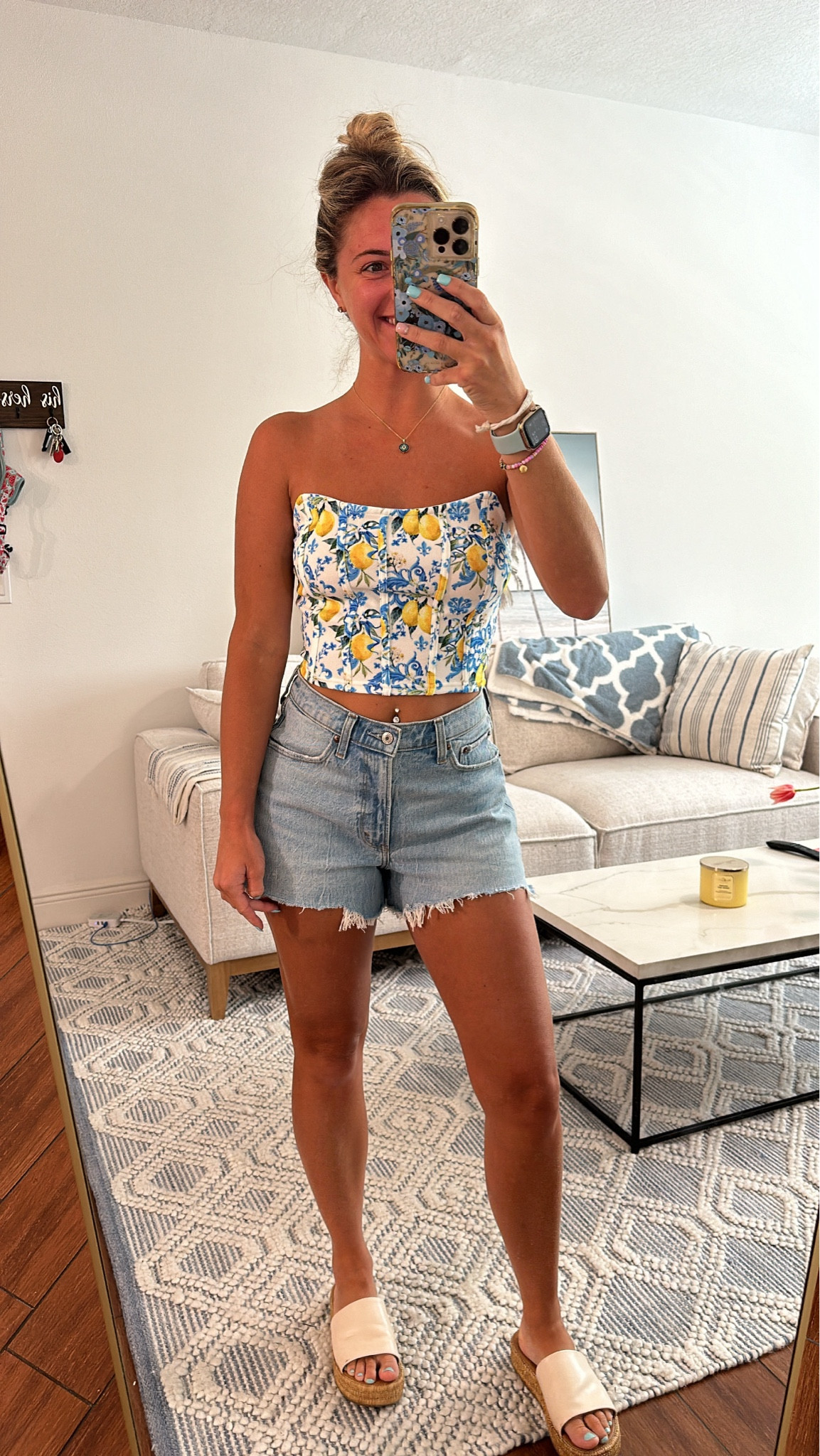 I’m obsessed with lemons and this top🍋! #shein #denimshorts #abercrombie #croptop #summeroutfit #vacationoutfit #datenightoutfit #goingoutoutfit #girlsnightout #targetsandals #sandals #lemonoutfit #lemontop

#LTKTravel #LTKFindsUnder50 #LTKSaleAlert