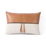 Leather & Linen Pillow | Scout & Nimble