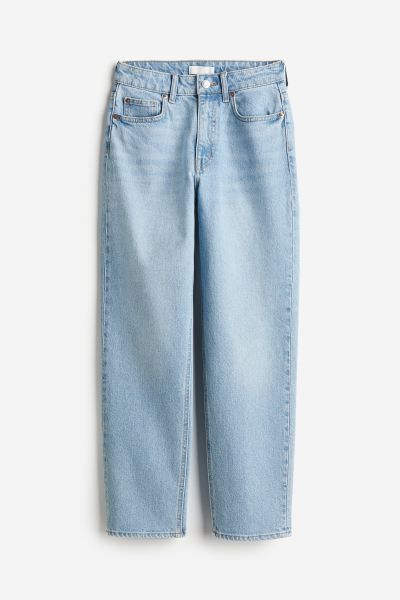 Slim Straight High Ankle Jeans | H&M (US + CA)