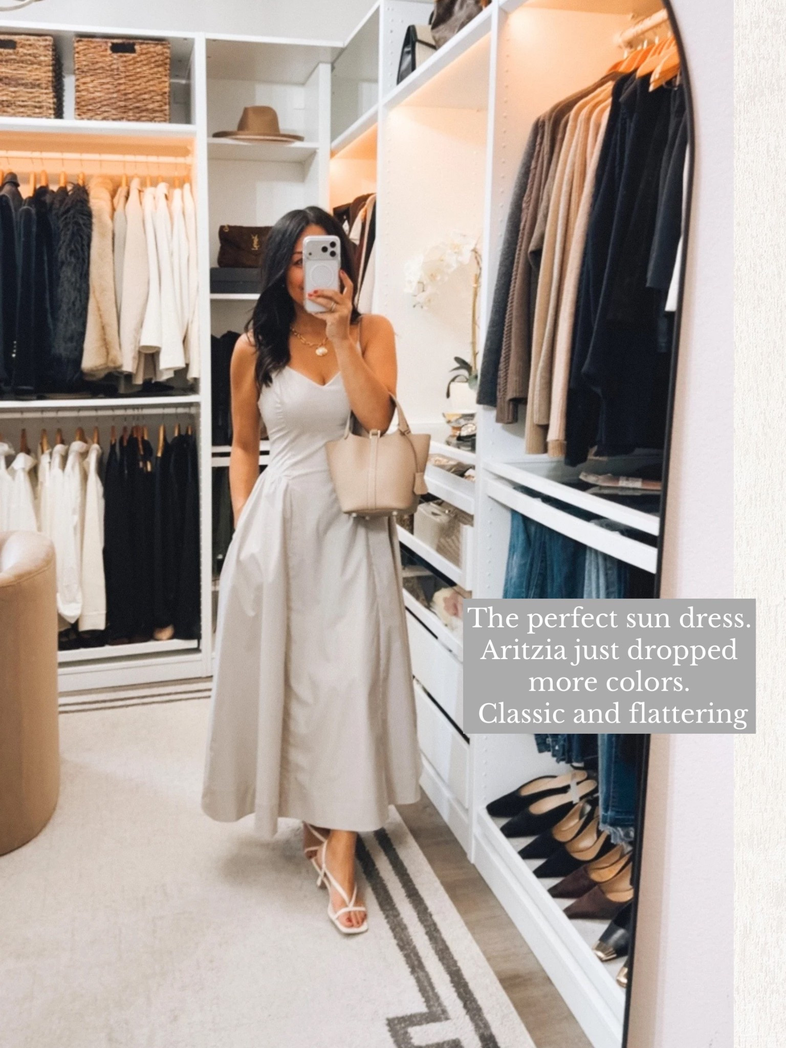 Love this dress - style and fit super flattering 🙌🏽
I’m normally a 4 but sized up to a 6.

#LTKootd #LTKSeasonal