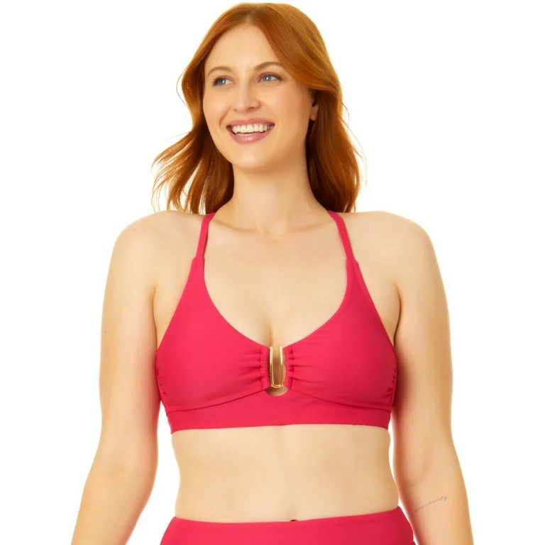 Time And Tru Women's U-Ring Swim Top | Walmart (US)