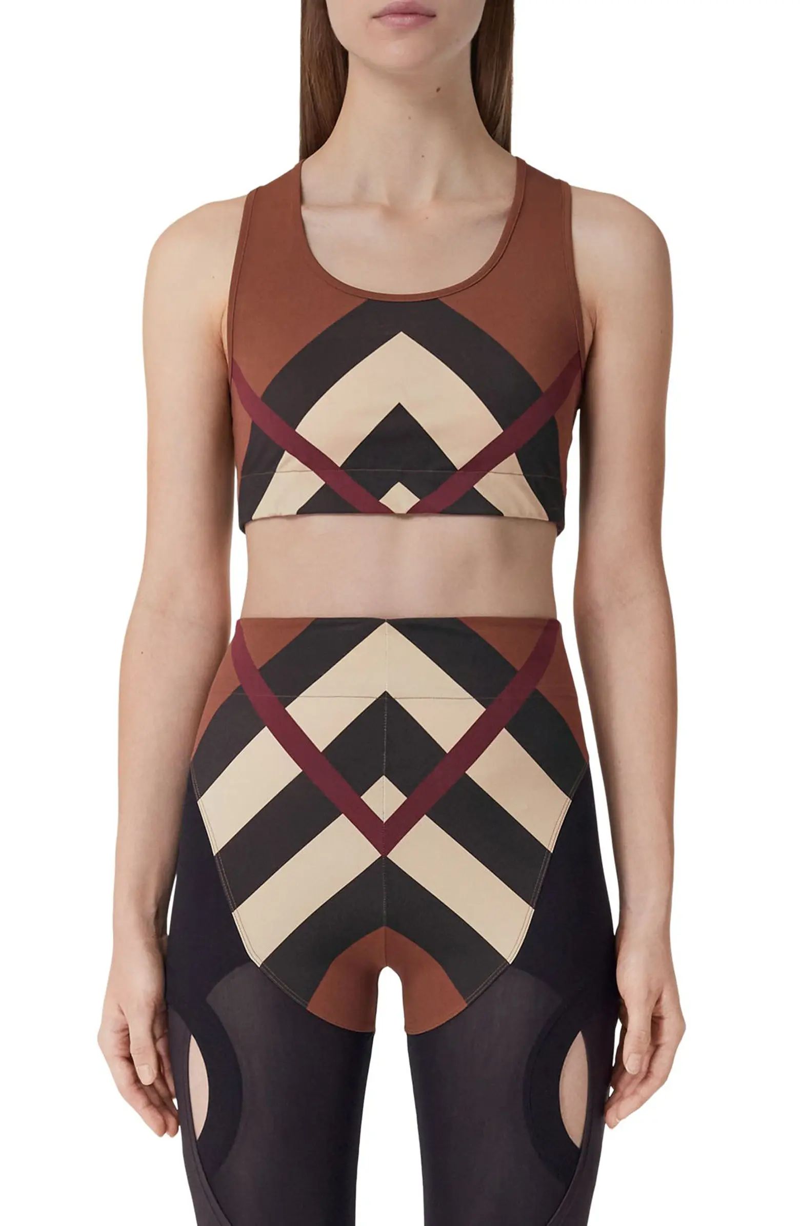 Immy Kissing Check Crop Top | Nordstrom