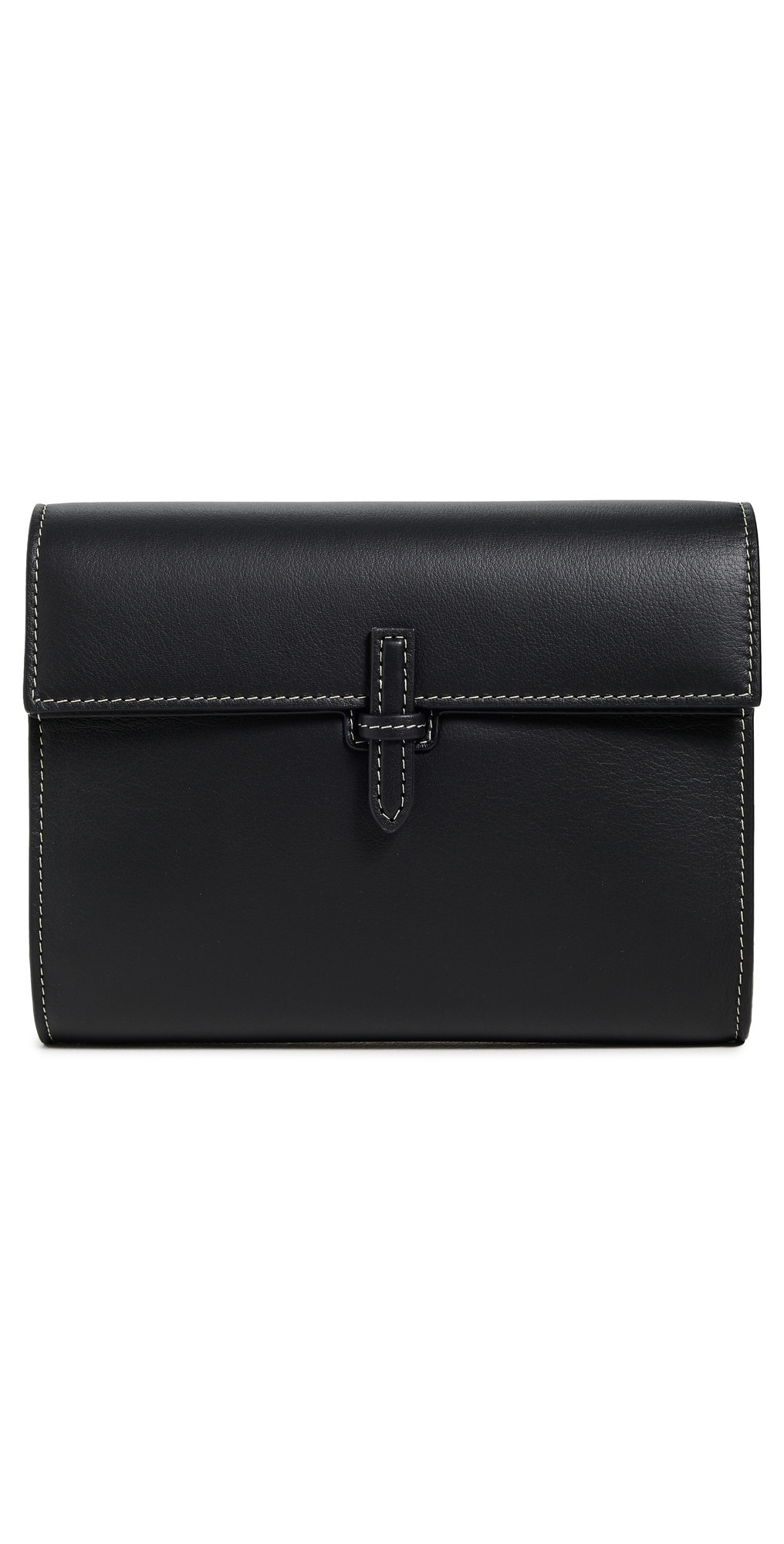 Hunting Season Small Soft Clutch in Nappa Black One Size | Shopbop