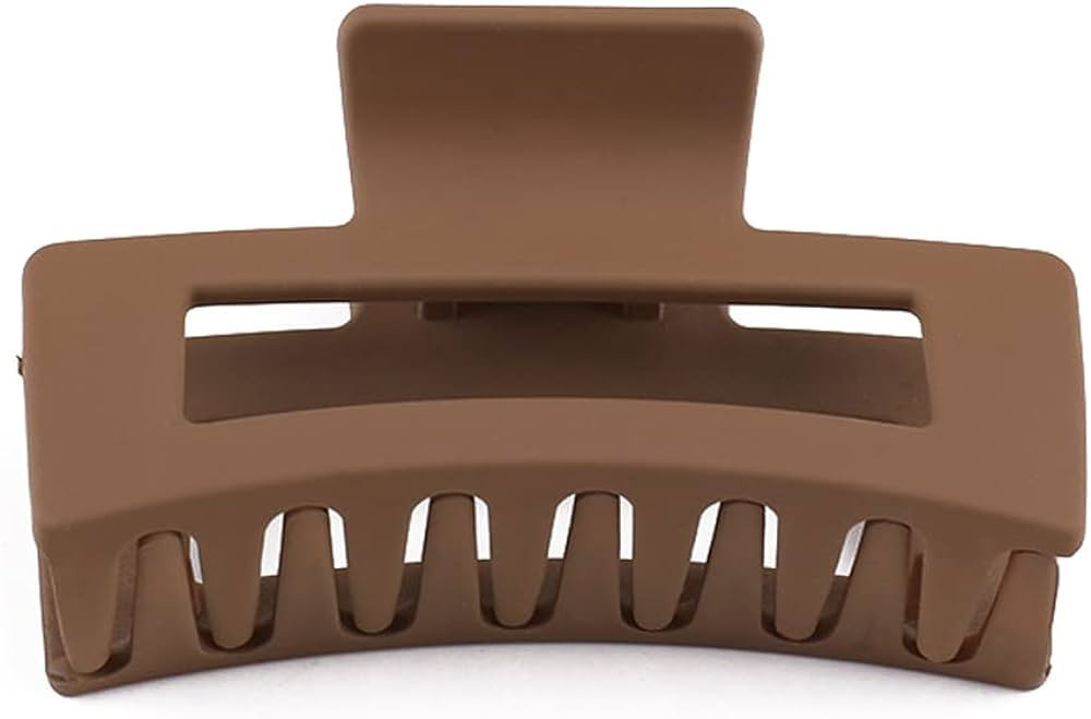 Multicolor Statement Large Big Thick Acrylic Hair Clip Rectangle Hairclip Long Hair Resin Claw Cl... | Amazon (US)