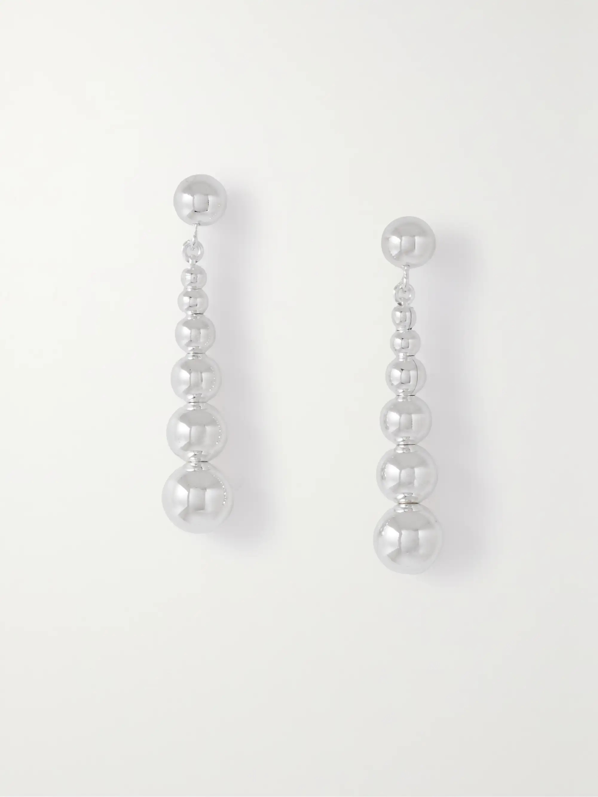 The Rebecca silver earrings | NET-A-PORTER (US)