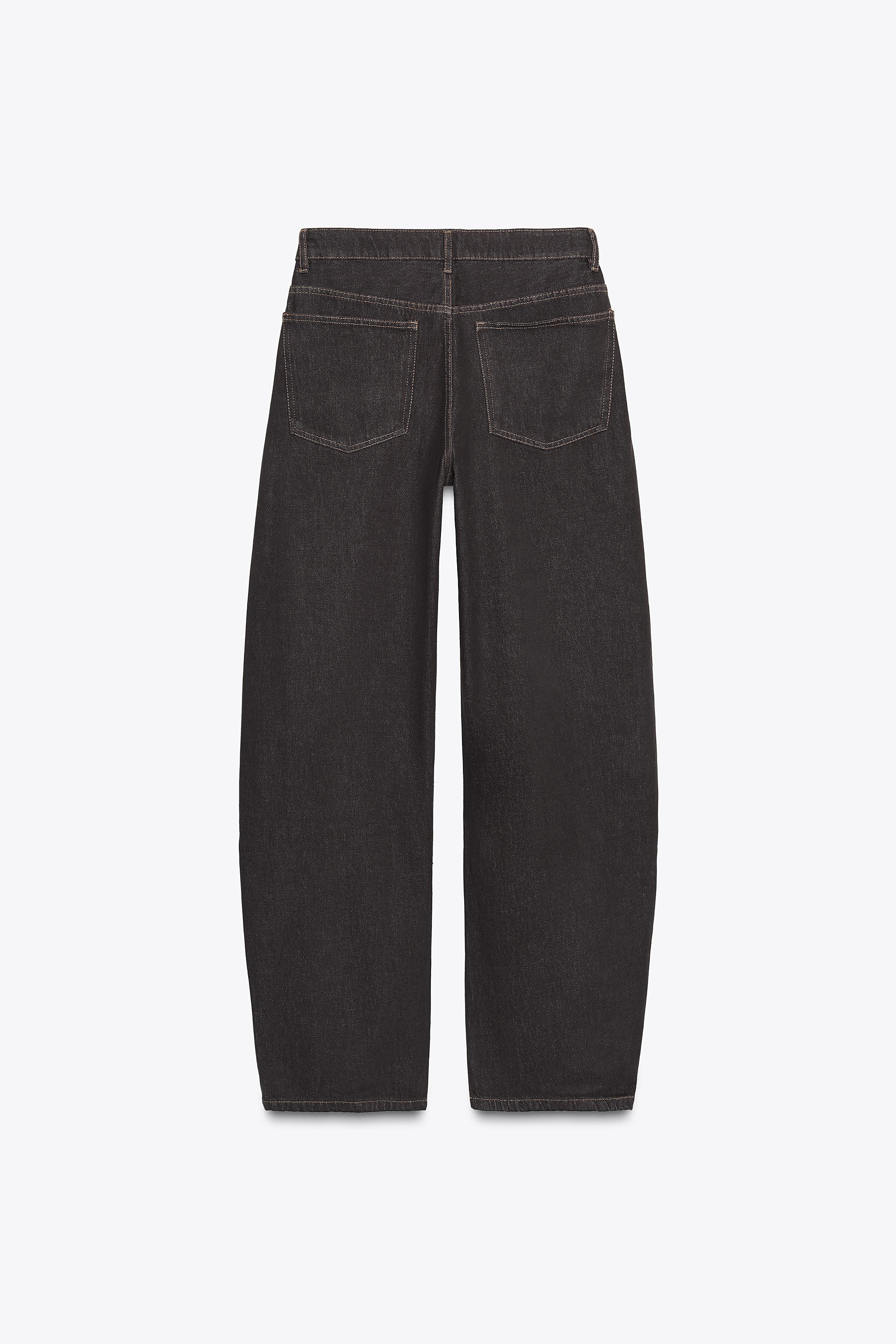TRF BARREL HIGH-WAIST JEANS | Zara US