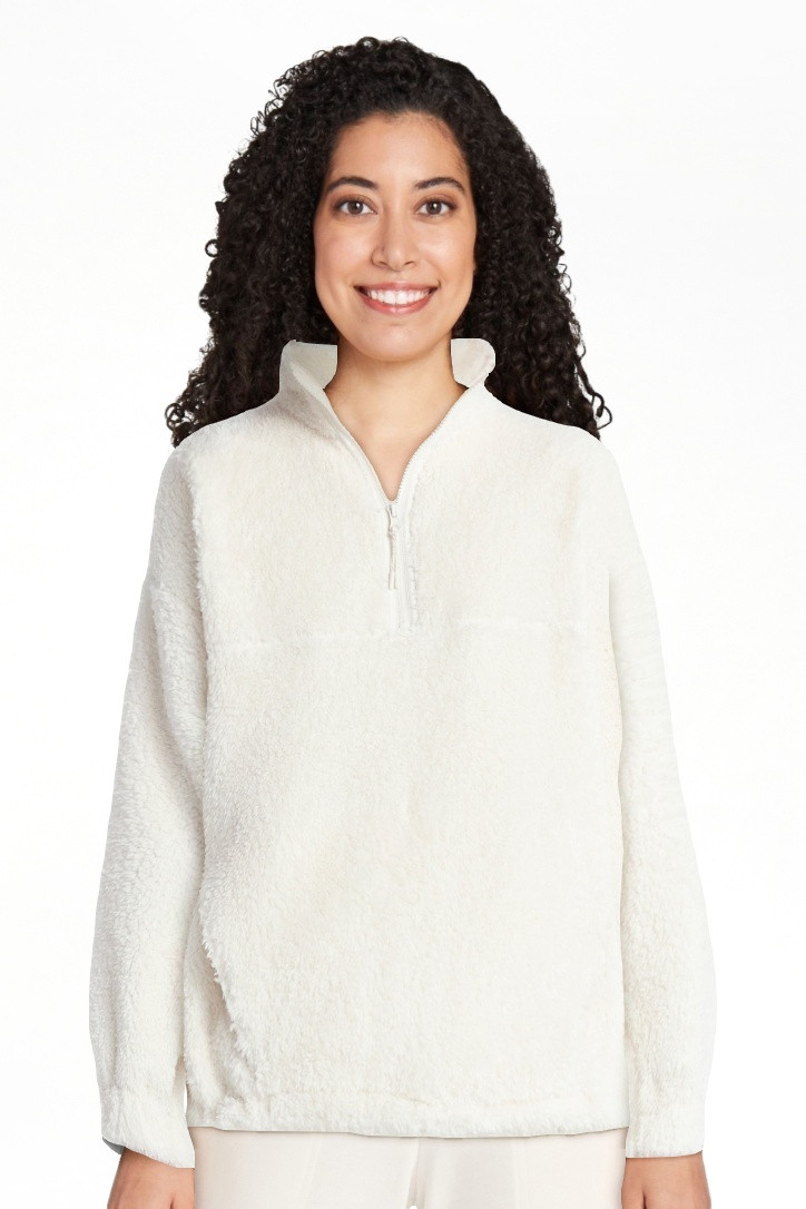No Boundaries Jersey de Felpa con Media Zíper Mujer | Walmart (US)