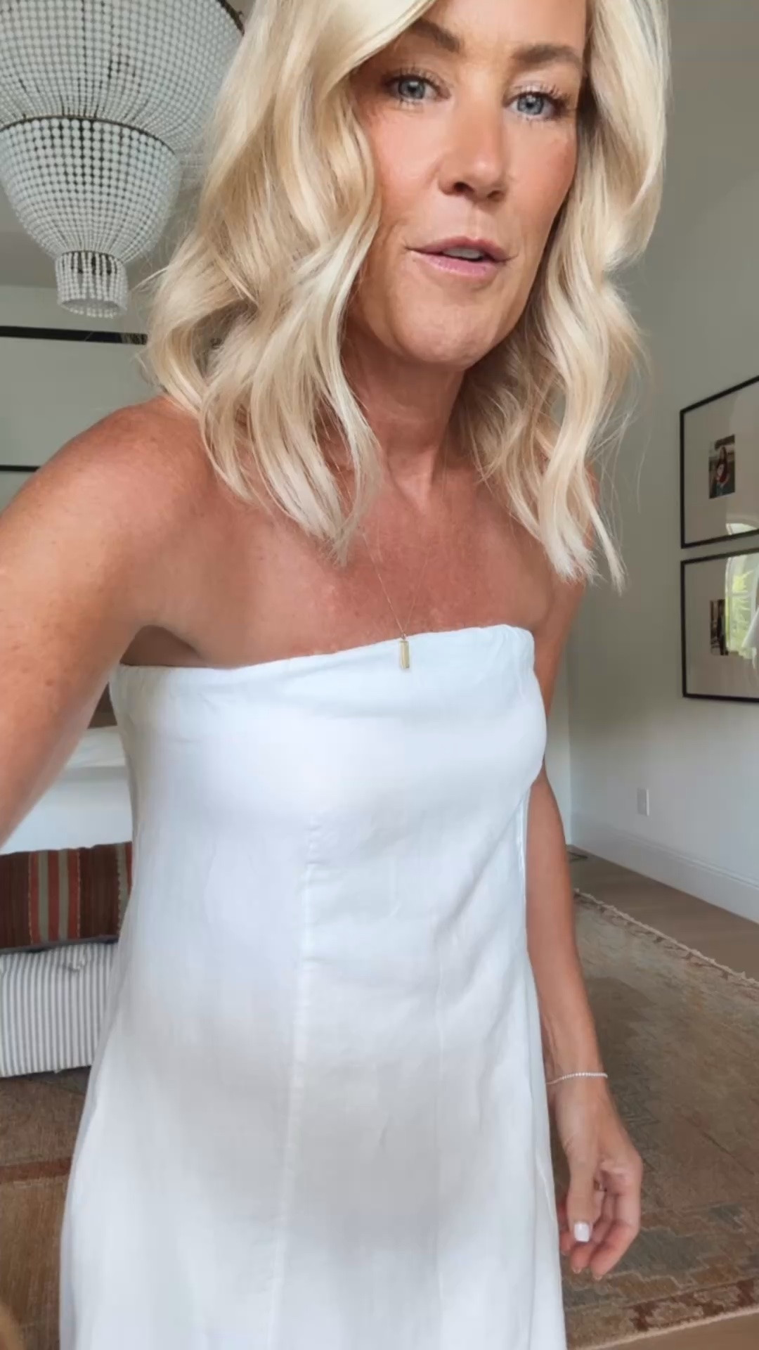 This strapless, adorable white maxi is perfect for summer and an absolute staple for your closet! Adore the quality and the countless ways you can style it. #quincepartner @Quince

#LTKootd #LTKgrwm #LTKOver40