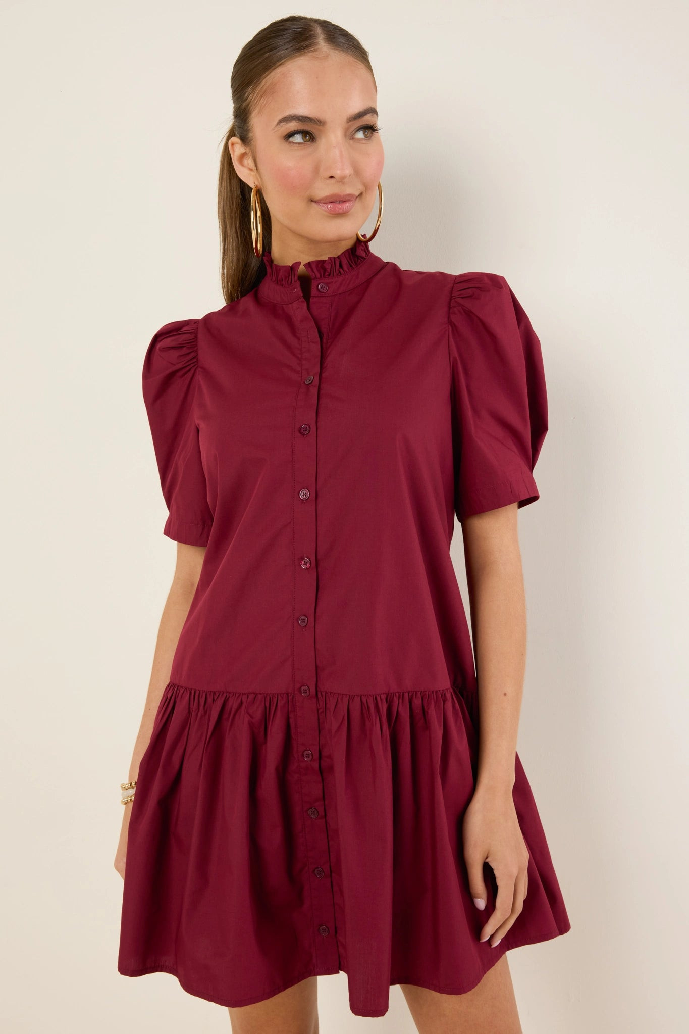 Reena Dress- Maroon | Avara
