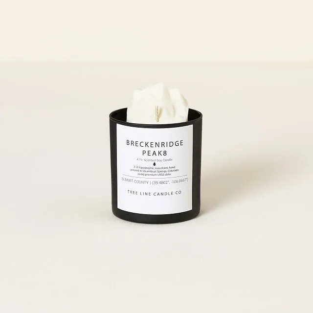 3D Ski Mountain Candle | UncommonGoods