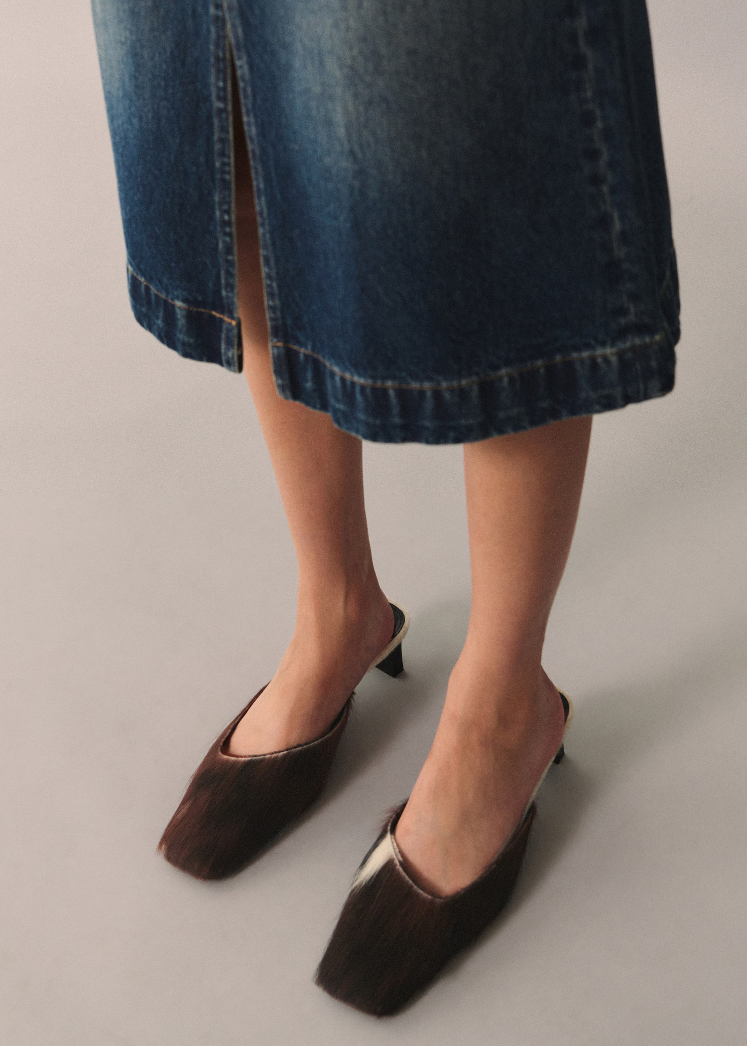 Heeled leather shoes | Mango (US/MX/AU)