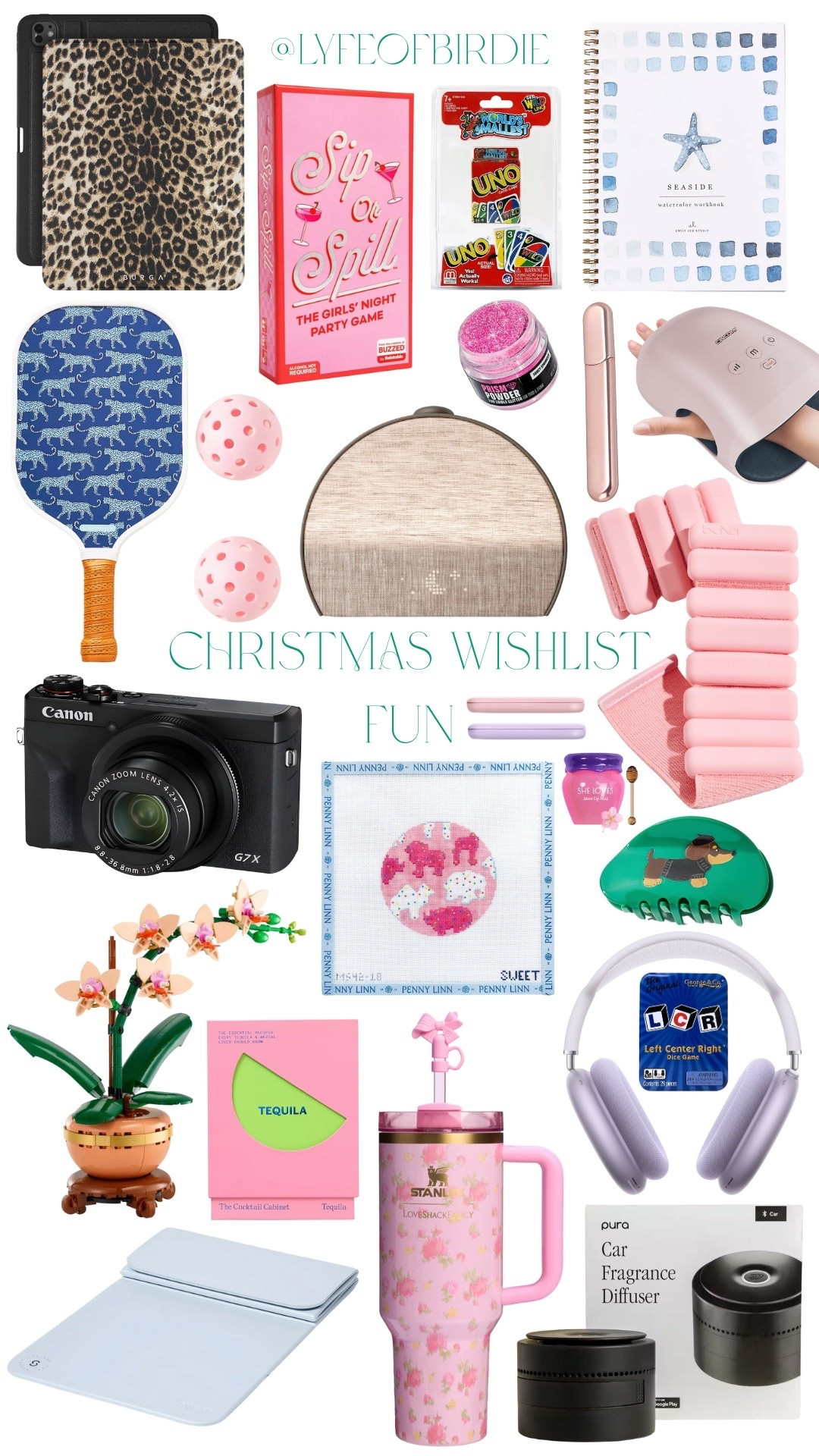I’m so over the boring gifts so I linked some FUN girl gifts we actually want! Loving all the pink and honestly loving it all… I mean I want EVERYTHING! Grab what makes you happy because you deserve it! Happy Shopping💌

Also found on my ShopMy! @Lyfeofbirdie

https://shopmy.us/lyfeofbirdie