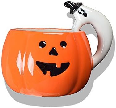 ZaH 3D Halloween Mug Pumpkin Ghost Cup Theme Party Favor Ceramic Cups Fun Mugs Gift for Kids Women M | Amazon (US)