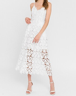 Endless Rose Lace Cami Midi Dress | Express