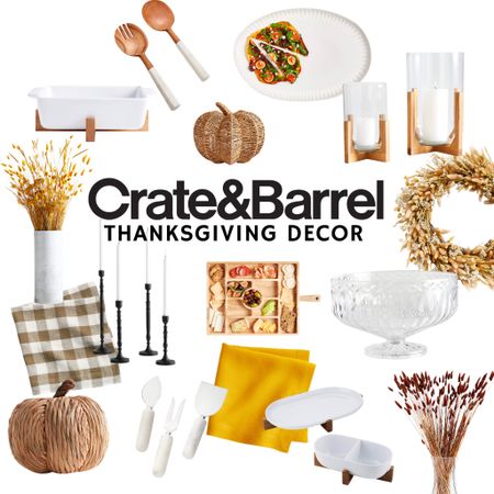 Warm the hearts of you guests this Thanksgiving with lovely decor and dinnerware from Crate and Barrel  

#LTKHoliday #LTKSeasonal #LTKhome