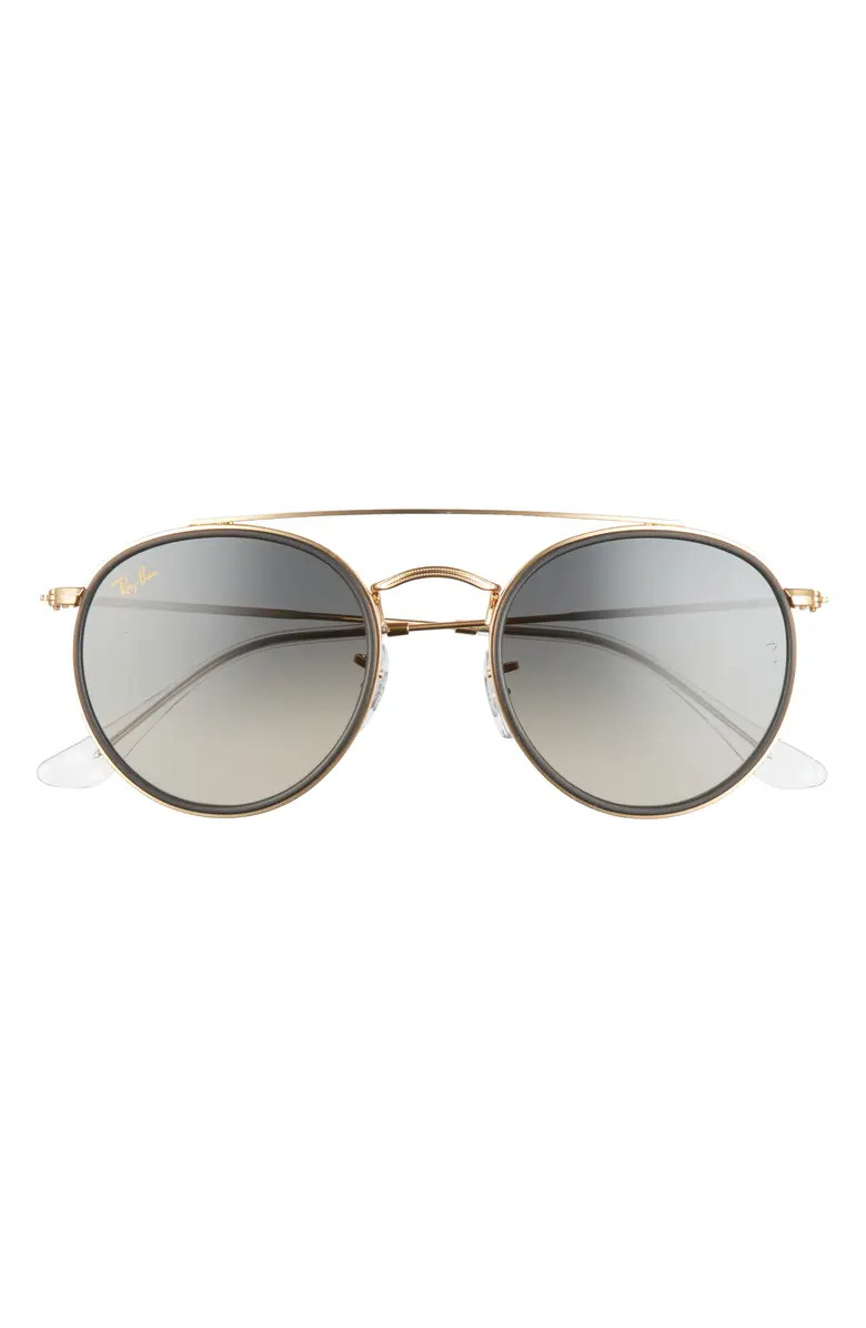 51mm Aviator Gradient Lens Sunglasses | Nordstrom