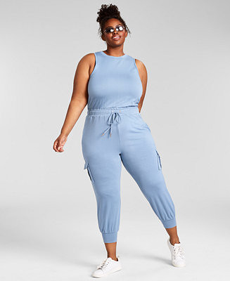 Nina Parker
          
  
  
      
          Trendy Plus Size Sleeveless Knit Jumpsuit, Created ... | Macys (US)