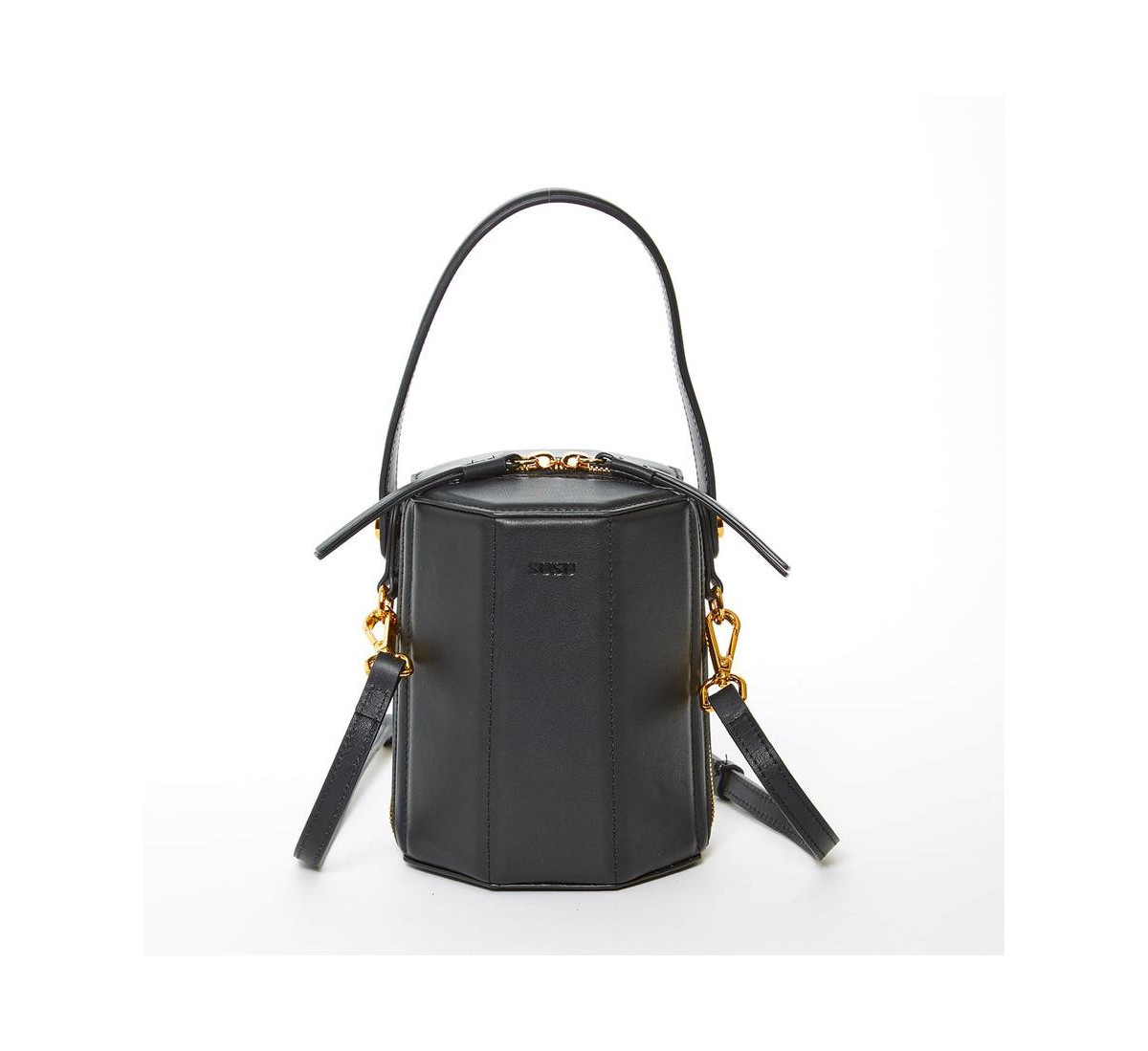 Susu Black Purse Leather Bucket Bag Small Crossbody Purse Women's Handbag - Black | Macy's