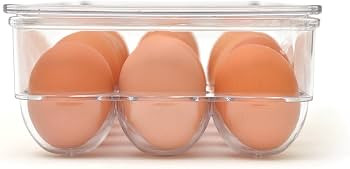 Totally Kitchen Egg Holder for Refrigerator, Fridge Organizers and Storage Clear, BPA-Free Plasti... | Amazon (US)