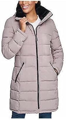 Andrew Marc Ladies Long Stretch Quilted Parka, Fig, XXL | Amazon (US)