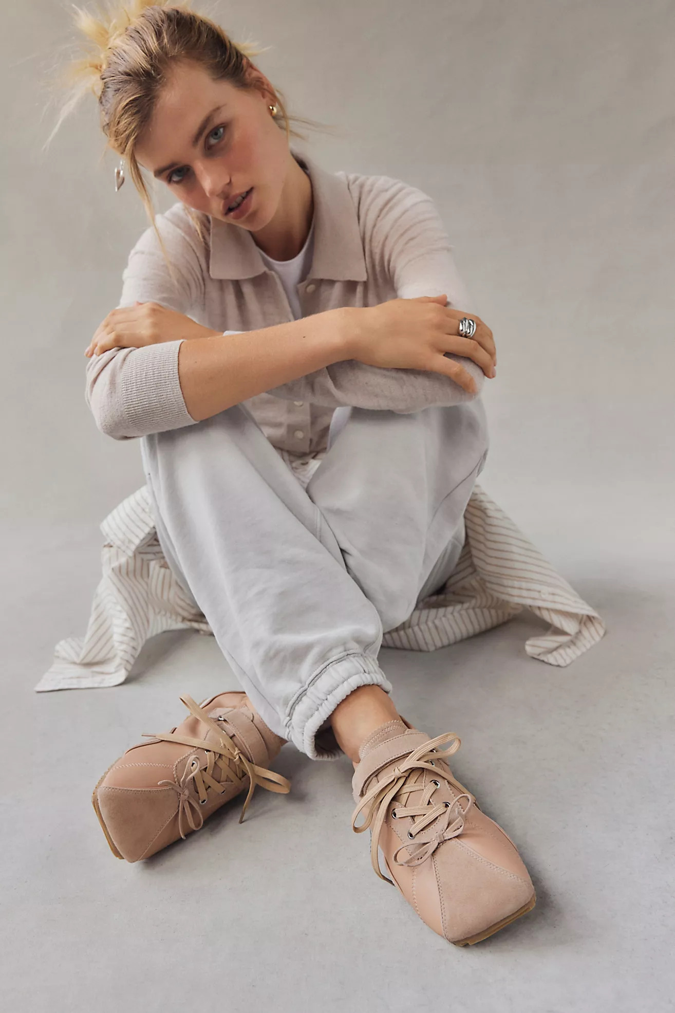 Jaz Lace-Up Sneakerinas | Free People (Global - UK&FR Excluded)