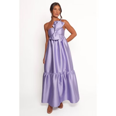 Petal and Pup Betina Bow Front Maxi Dress - Lilac XS | Target