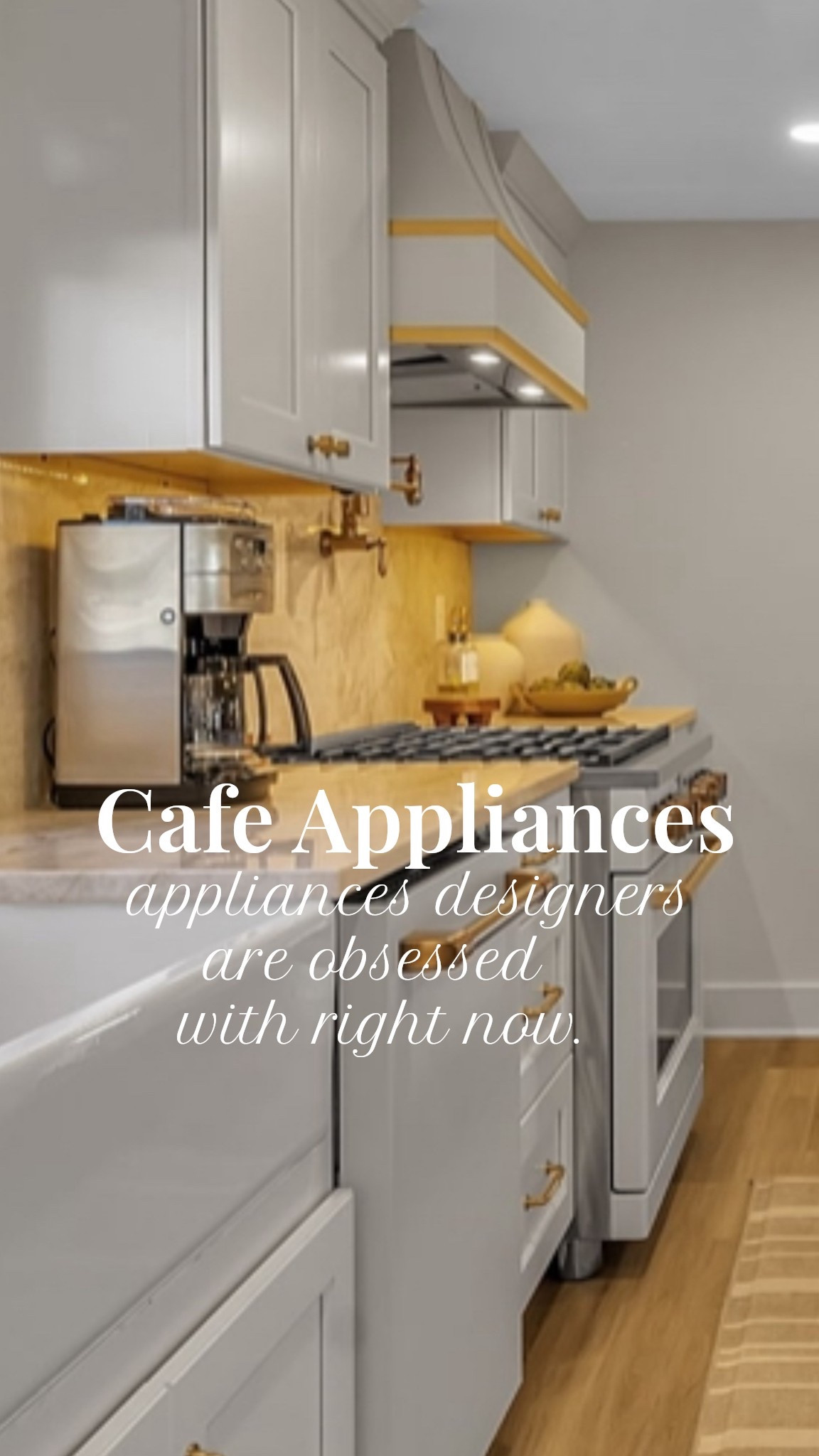 Café appliances have become a favorite in kitchen design for their beautiful finishes and custom hardware options. They bring a clean, elevated look to the kitchen while still being practical for everyday cooking. Sharing some of the Café pieces that make a kitchen feel instantly more designer.

#amandacodesign #ltkhome #cafeappliances

#LTKHome