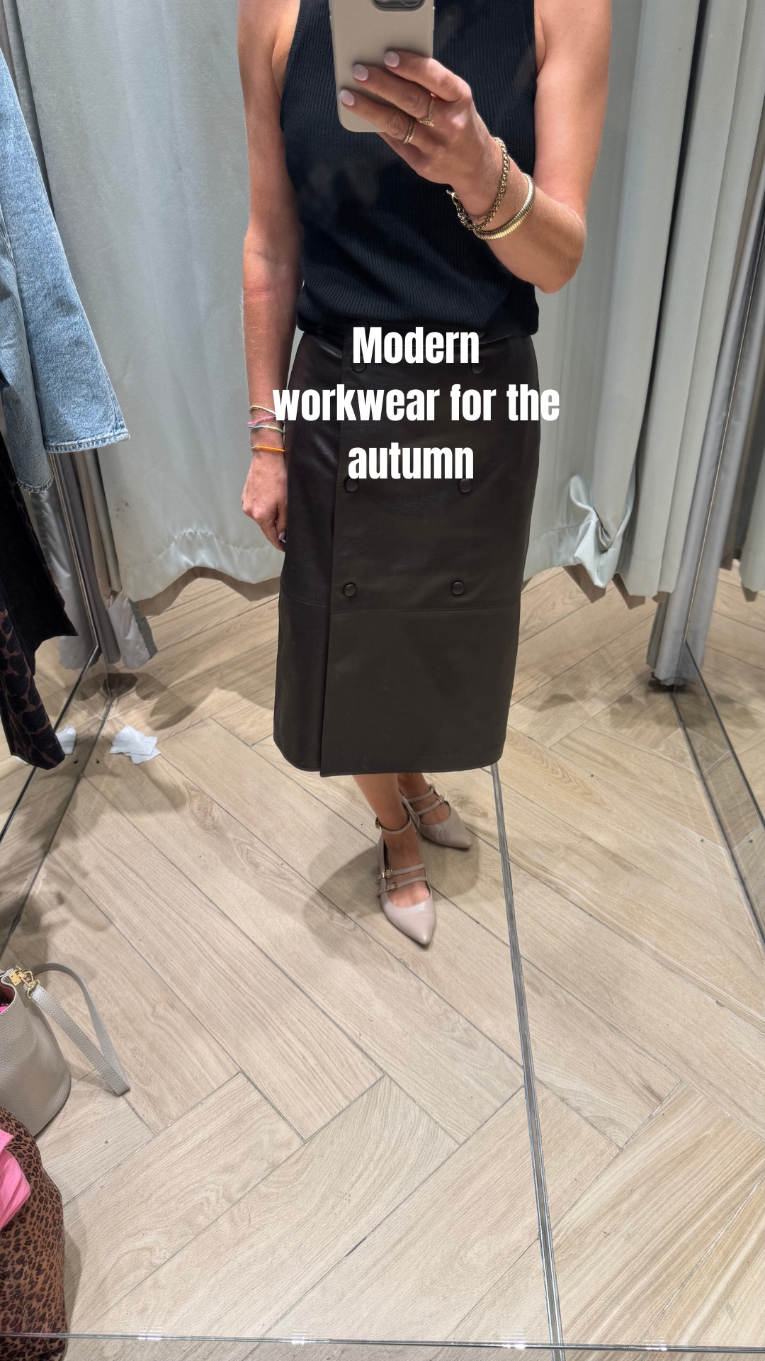 The shops are full on new season pieces and now is a great time to start getting your work wardrobe ready for the season ahead. 

A coated skirt like this is a lovely modern option and alternative to a more corporate, traditional pencil skirt. 

Pair with flats now but knee high boots and knits as it gets cooler. 

Autumn workwear 

#LTKautumn #LTKsummer #LTKworkwear
