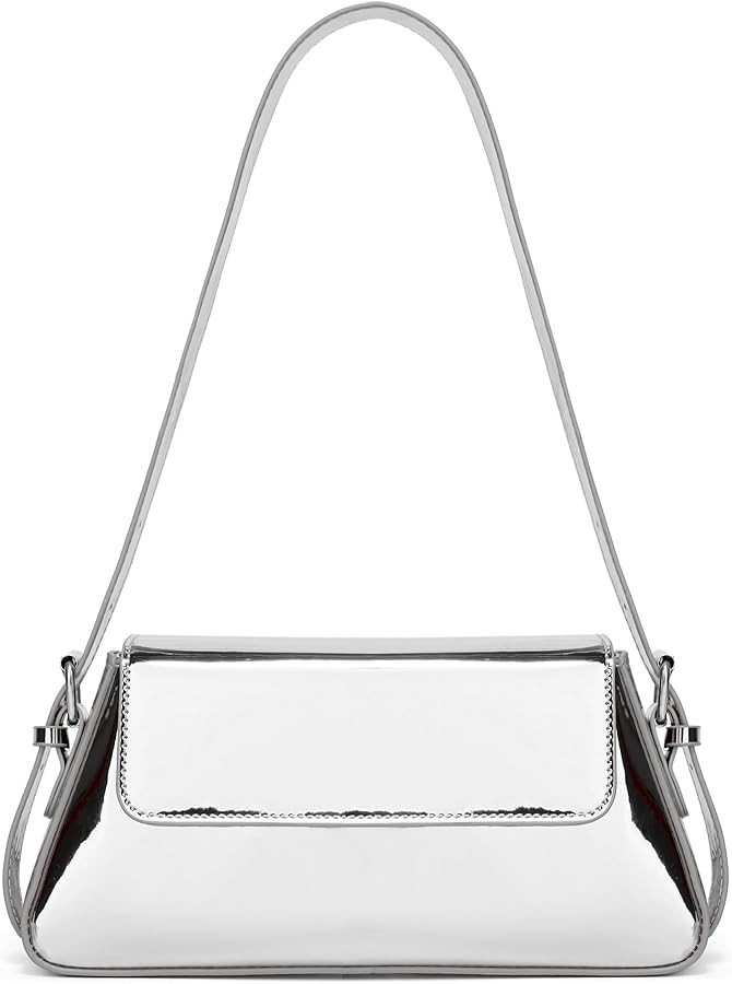 Evening Bag Women Hobo Bag Clutch Y2k Sparkly Silver Purse Tote Handbag Shoulder Party Bag Cute M... | Amazon (US)