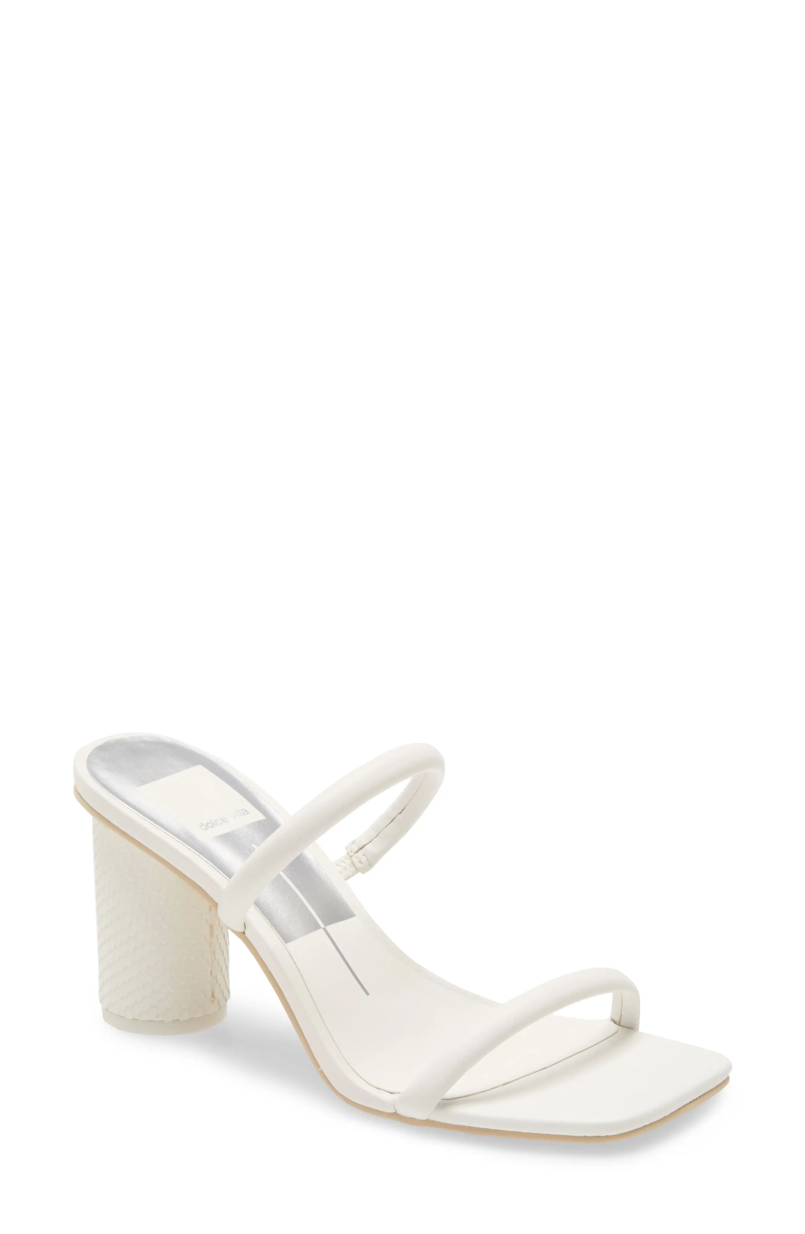 Women's Dolce Vita Noles City Slide Sandal, Size 7.5 M - White | Nordstrom