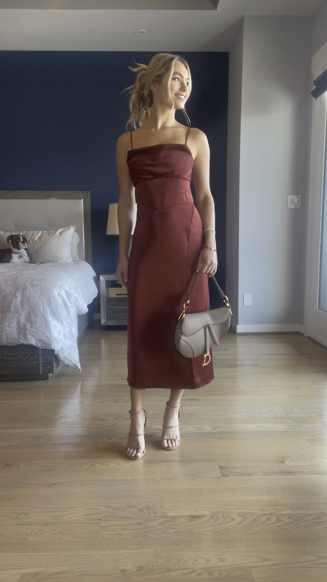 Sought After Satin Cowl Dress curated on LTK