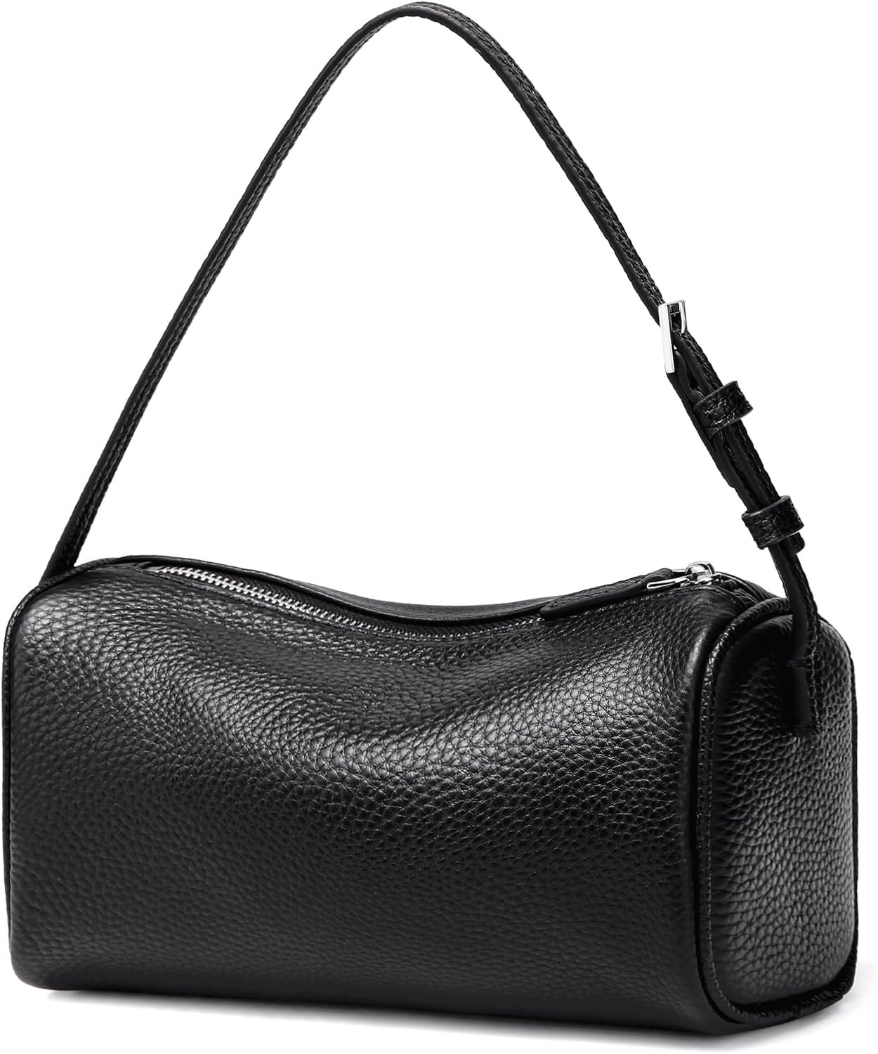Genuine Leather Crossbody Bag: Small Barrel Purse for Women | Amazon (US)