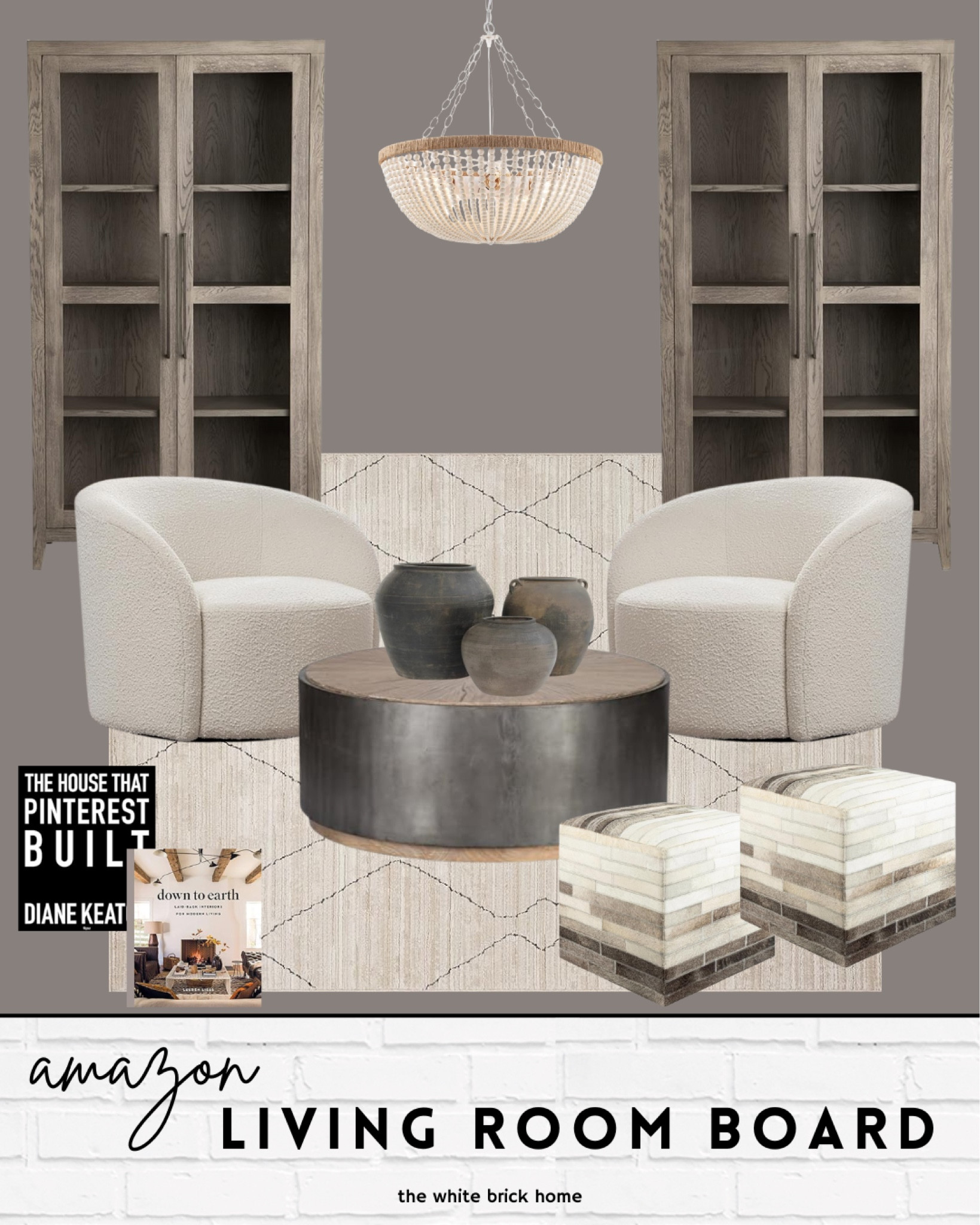 High end, designer feeling living room furniture and decor that are easily sourced through Amazon 🖤

Amazon, Amazon home, home decor, furniture, living room furniture, living room home decor, coffee table, round coffee table, coffee table styling, ottomans, accent chairs, bouncle accent chairs, cabinet, living room cabinet, living room Amazon, affordable. 

#LTKStyleTip #LTKSaleAlert #LTKHome