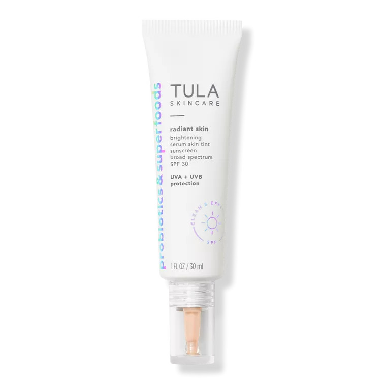 Radiant Skin Brightening Serum Skin Tint Sunscreen Broad Spectrum SPF 30 - Tula | Ulta Beauty | Ulta