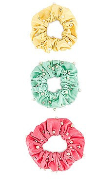Maryjane Claverol Miami Scrunchie Set in Multi from Revolve.com | Revolve Clothing (Global)