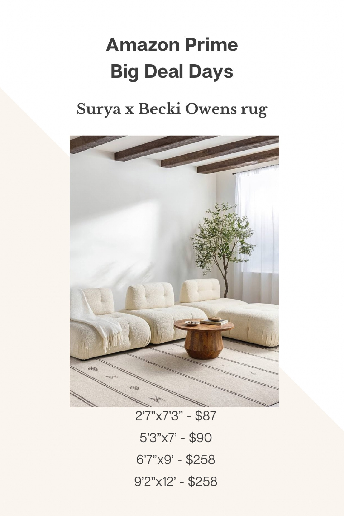 One of my favorite Surya x Becki Owens rug is on major sale!!  