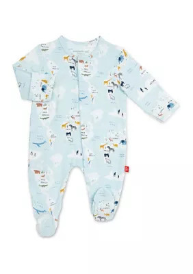 Magnetic Me Baby Boys Printed Footie Pajamas | Belk