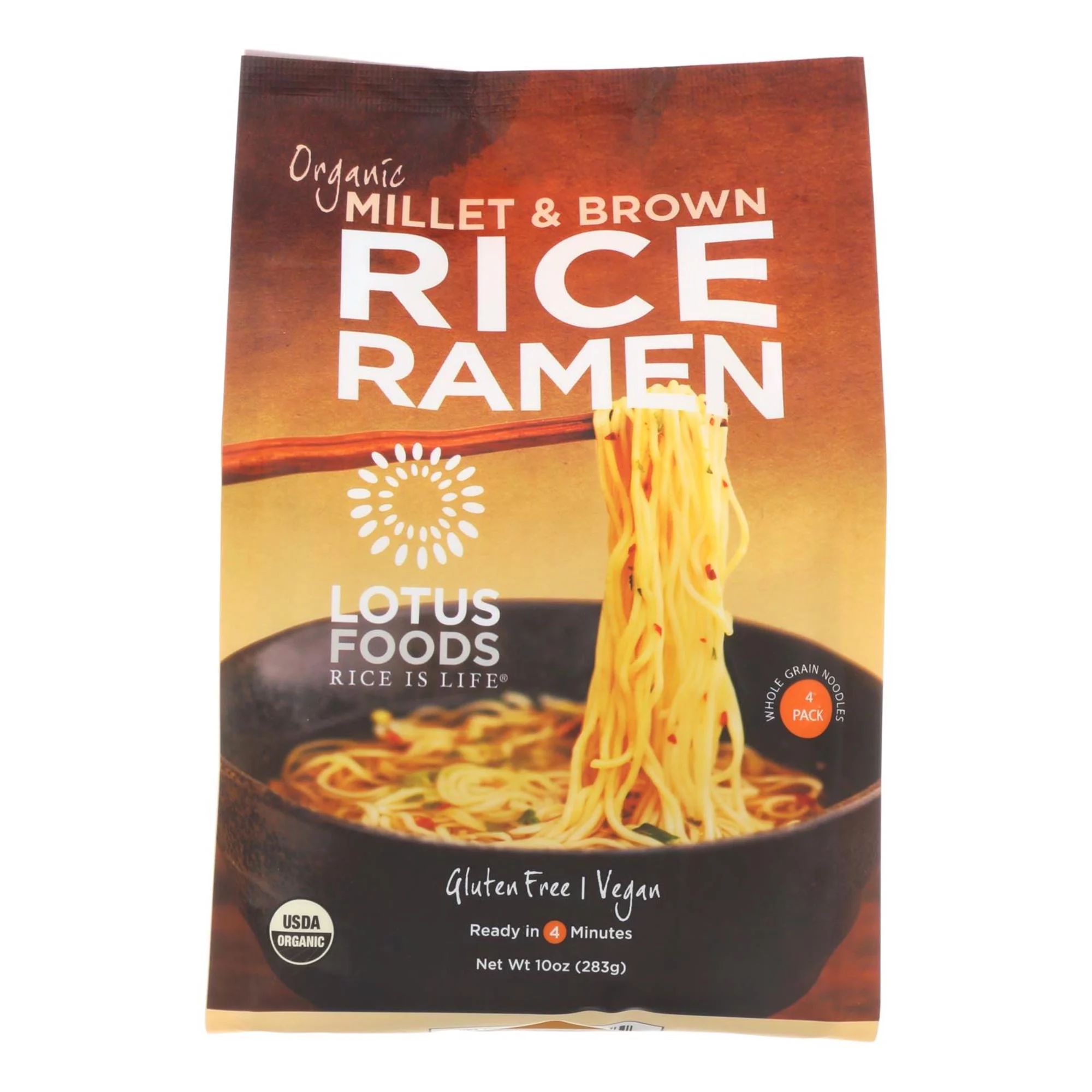 Lotus Foods Organic Millet & Brown Rice Ramen, 10 Oz - Walmart.com | Walmart (US)