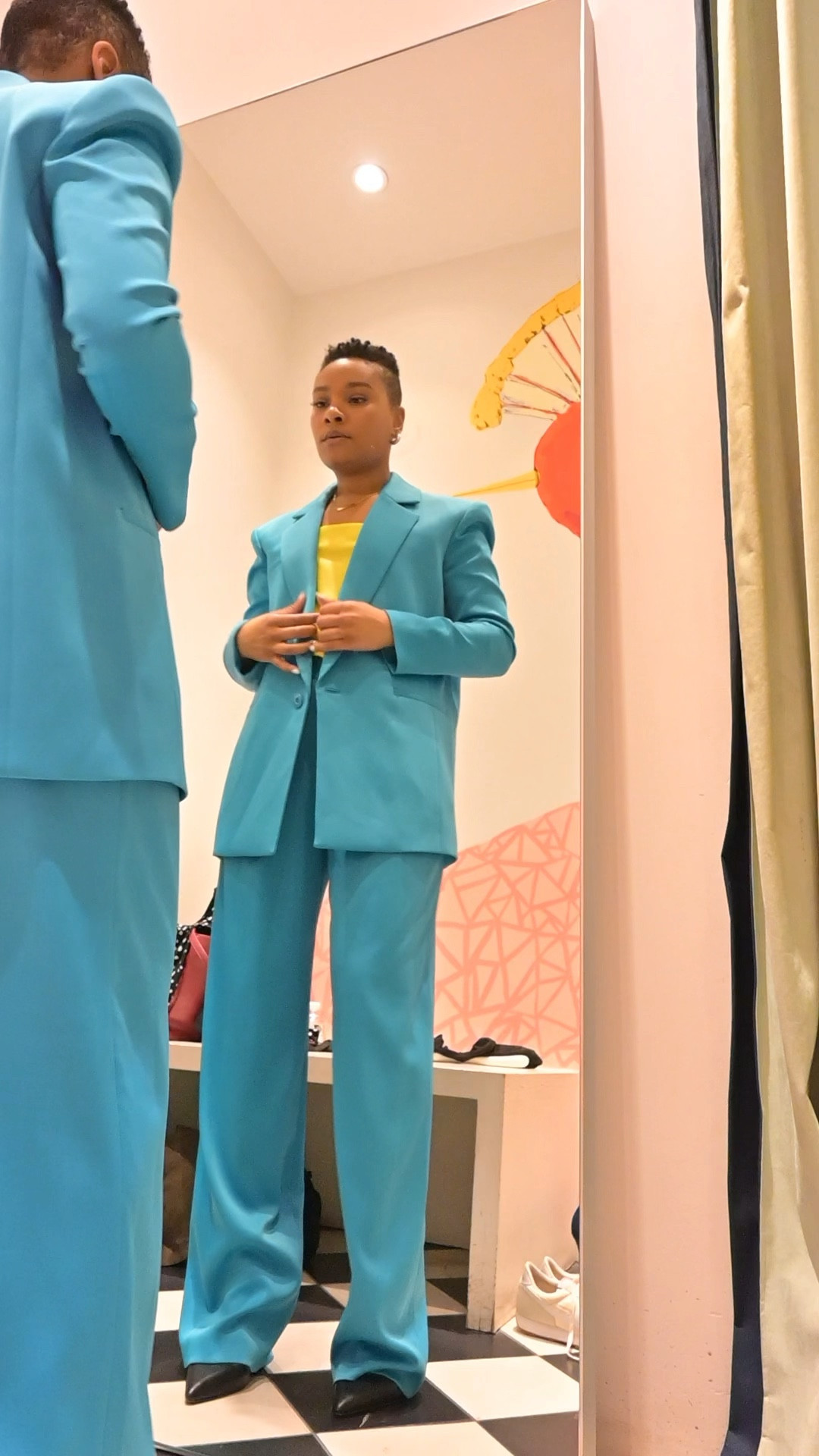 This year, I want to encourage women to step outside of their normal and do something different. Wear more color, play around with patterns and experiment with details that bring you joy! 

I kept it simple with this classic suit but made it more my style by choosing a fun color that complimented my complexion 💛

#AliceandOlivia #suiting #workwear

#LTKFind #LTKstyletip #LTKfit