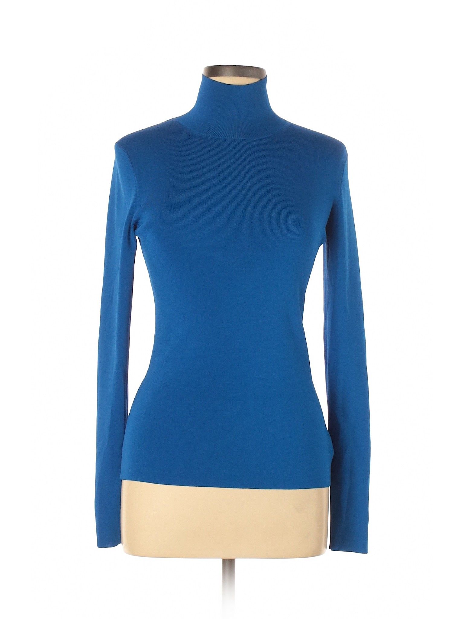 Dana Buchman Turtleneck Sweater Size 12: Blue Women's Tops - 55713663 | thredUP