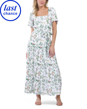 Short Sleeve Floral Maxi Dress | Casual Dresses  | Marshalls | Marshalls